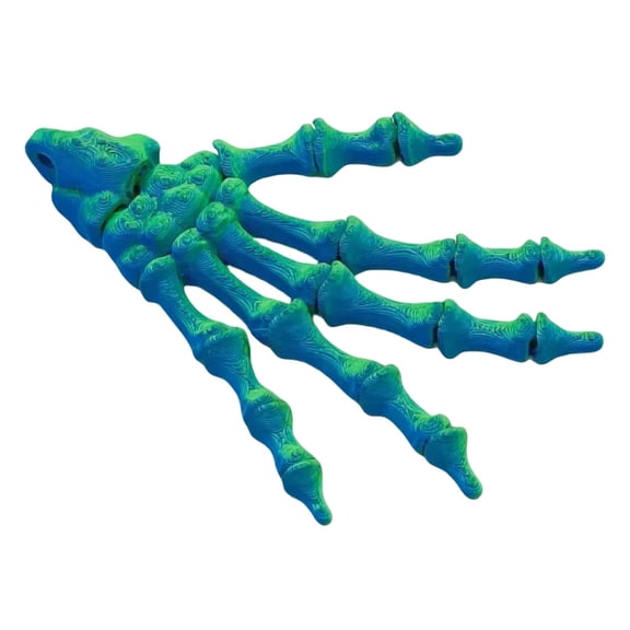 erfcxs Halloween Skeleton Hand Desktop Ornament Movable For Home Desk