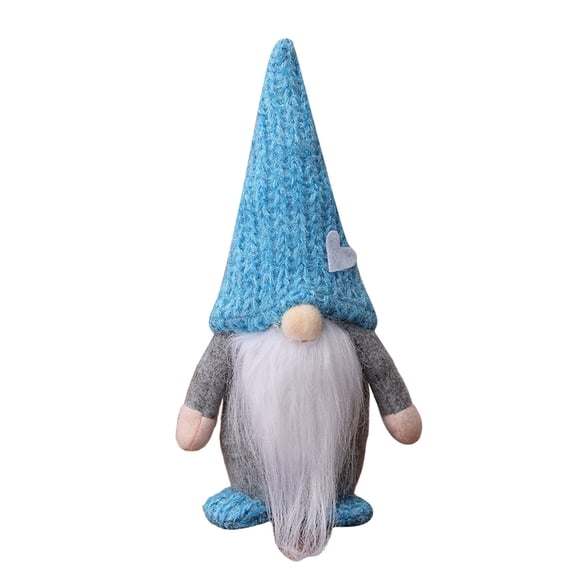 erfcxs Handmade Holiday Doll Festive Desktop Ornament Decorative Collectible Figurine for Seasonal Home