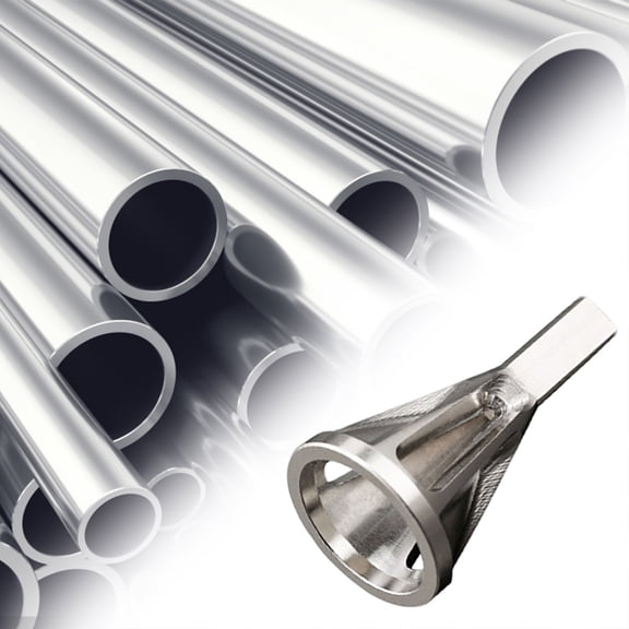 erfcxs Hard Alloy Deburring and Chamfering Tool Drill Bit with Three Corners and Six Slots for Precision Edge Finishing