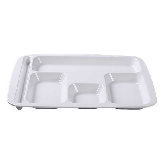 erfcxs Heat Imitation Porcelain Compartment Fast Food Trays Specifically Designed For School And Unit Canteens Commercial Grade Tableware