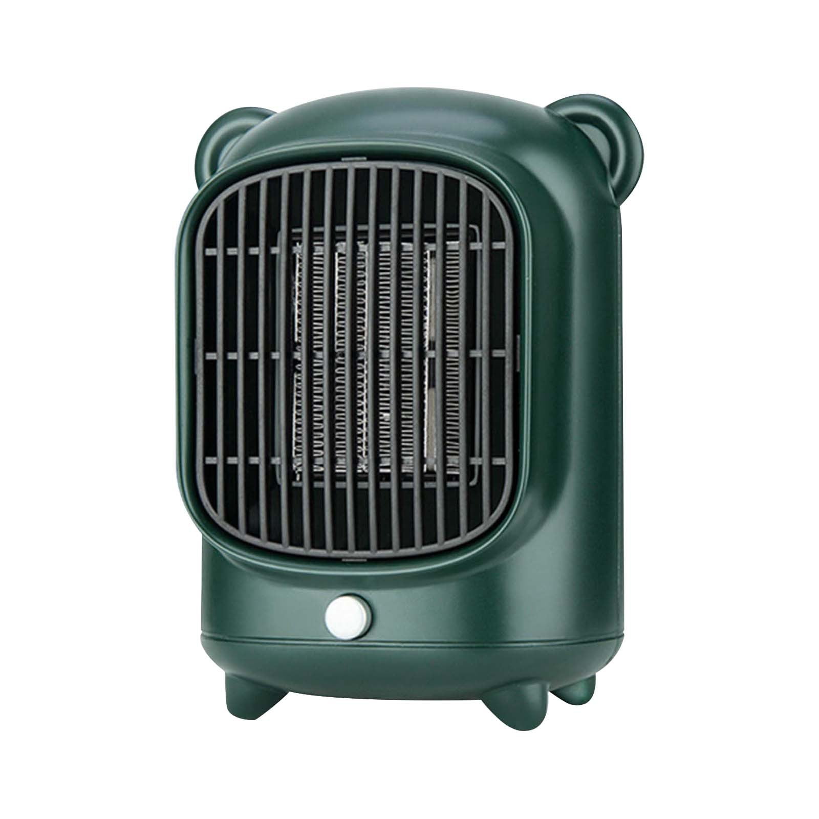 erfcxs Heater Fan Heater 500W Energy Saving Space Heater Fast Heating Secure Heating Thermostatic Mini Space Heater For Home Desk Indoor