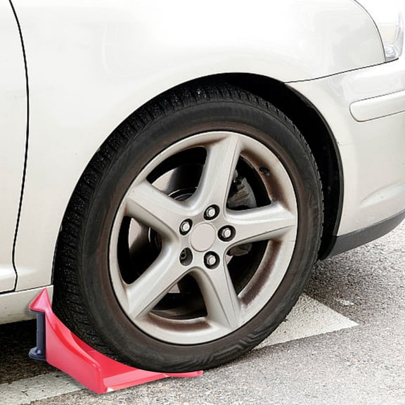 erfcxs Heavy Duty Tire Chock for Vehicle Parking and Car Wash Lock Stops