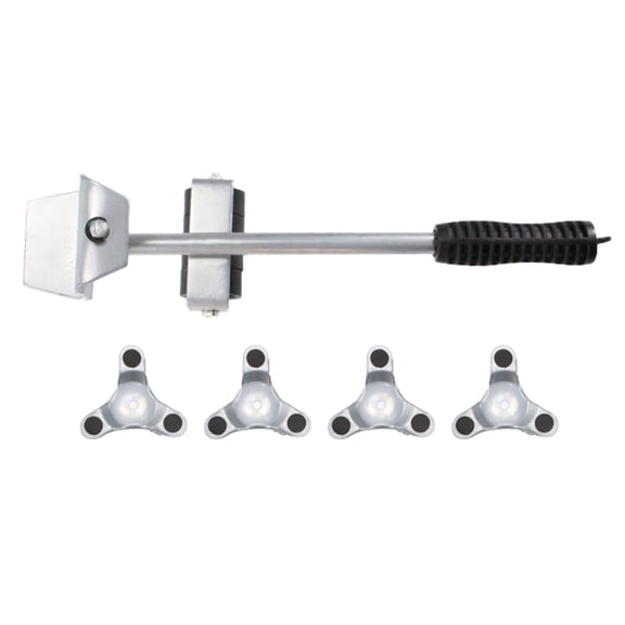 erfcxs Heavy Furniture Lifter and Mover Set with Adjustable Height Lever and Four Smooth Rolling Wheels for Effortless