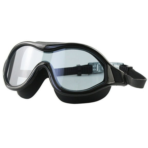 [erfcxs] High Definition Large Frame -Fog Swimming Goggles for Adult Divers with Clear Wide Angle Silicone Gasket Adjustable Strap Ergonomic Design and