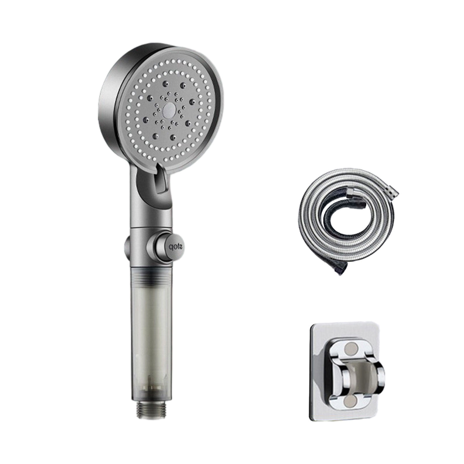erfcxs High Pressure Filtered Shower Head With 5 Spray Modes And Built ...