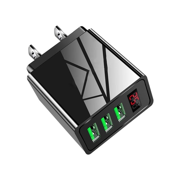erfcxs High-Speed 3 Port USB Wall Charger Advanced Universal AC Adapter for Smartphones and Tablets