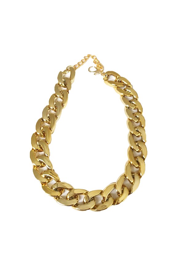 Hop Dog Chain Collar and Leash Kit Cuban Link Necklace for