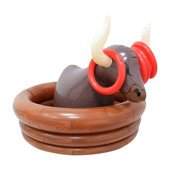 erfcxs Inflatable Drink Cooler Inflatable Ice Bucket For Parties Bull Shaped Party Decorations Suitable For Summer Barbecue Parties Sports Birthday Picnic Buffet
