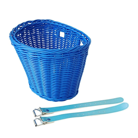 erfcxs Kids Bike Front Decoration Storage Woven Front Cycling For Boys Riding Shopping