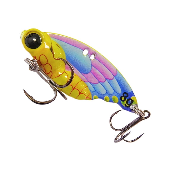 erfcxs Long Casting Vibration Slow Sinking Metal with High Density Design for Saltwater and Freshwater Fishing