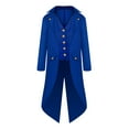 thumbnail image 1 of erfcxs Gothic Tailcoat Jacket for Kids Boys Jacket Cosplay Long Coat, 1 of 9