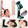 thumbnail image 1 of erfcxs Men's Facial Care Shaving Brush Portable Handle Manual Shaver Beard Brush Foaming Cleaning Brush Set Of Two, 1 of 3