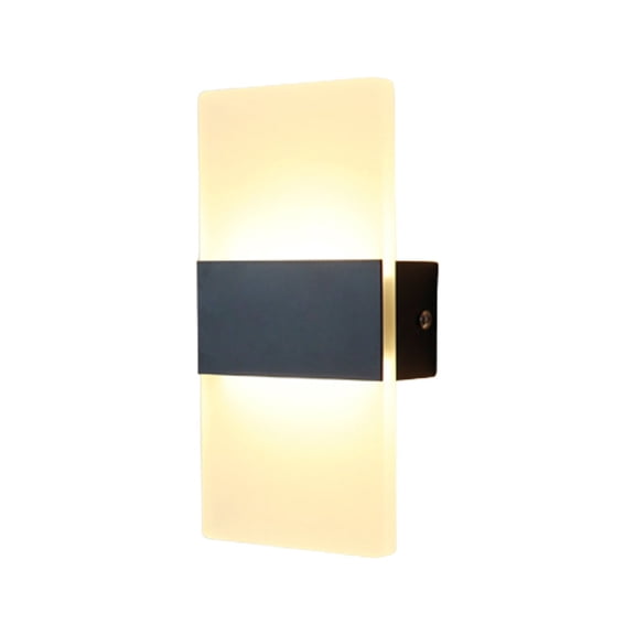 erfcxs Modern Acrylic LED Wall Sconce Minimalist Bedside Lamp For Bedroom Living Room Hotel Corridor And Hallway Lighting