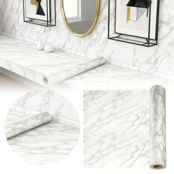 erfcxs Modern Peel And Stick Wallpaper Self Removable Wall Covering For Kitchen Bathroom Bedroom Living Room