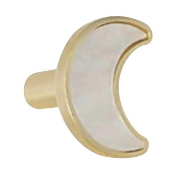 erfcxs Moon Shaped Small Dresser Knobs Cartoon Cabinet Door Knobs Cute Drawer Handle Pulls For Children Girls Bedroom Cabinets Closets Furniture