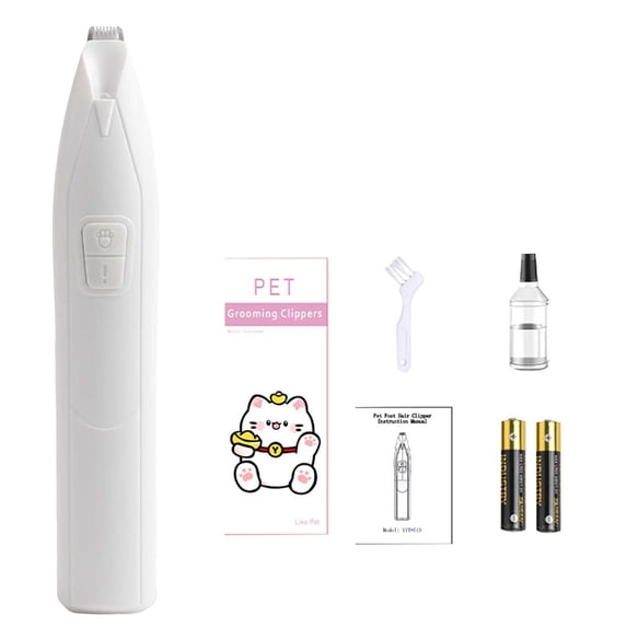 erfcxs Pet Hair With LED Light Cat & Dog Grooming Tool Trimmer For Full Body & Grade Shaver For