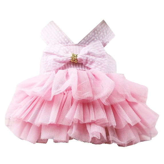 erfcxs Pet Spring Summer Breathable Skirt Dog Cat Clothing