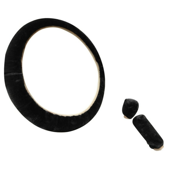 erfcxs Plush Car Steering Wheel Cover Soft Winter Warm Supplies Car Steering Wheel
