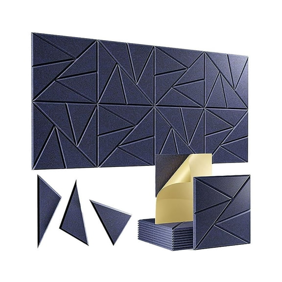 erfcxs Polyester Fiber Acoustic Panels Soundproof Wall Stickers Noise Reduction Decorative Coverings For Home KTV
