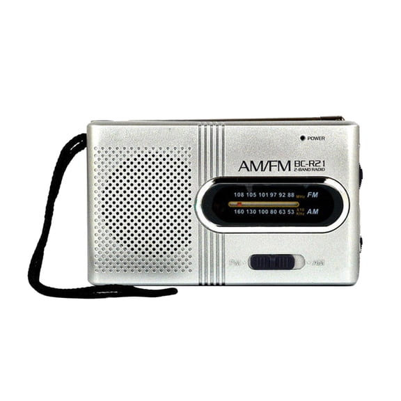erfcxs Portable Am FM Small Portable : Built In Speaker Telescopic Antenna Standard Headphone Jack Music Player