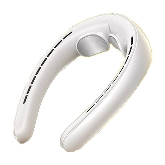 erfcxs Portable Core Silencer Turbine Personal Wearable Bladeless Fan USB Rechargeable Blow Cold Air Hanging Device For Women Man Travel Outdoor