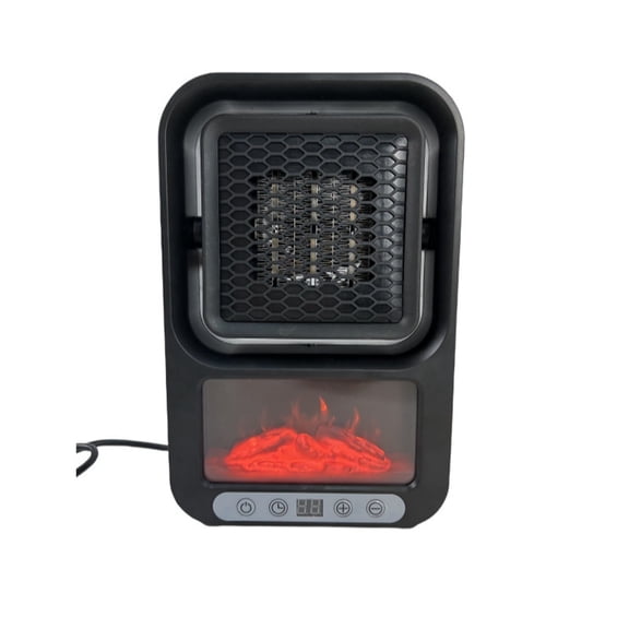 erfcxs Portable Desktop Fast Heating Flame Heater Mini Small Home Fan Efficient Warm Air Generation Technology