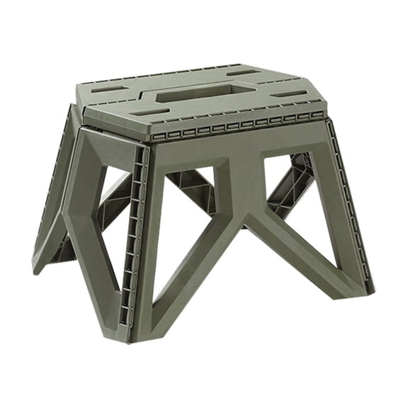 erfcxs Portable Mazar Square Folding Stool for Outdoor Camping Hiking Fishing and Kitchen Step Support