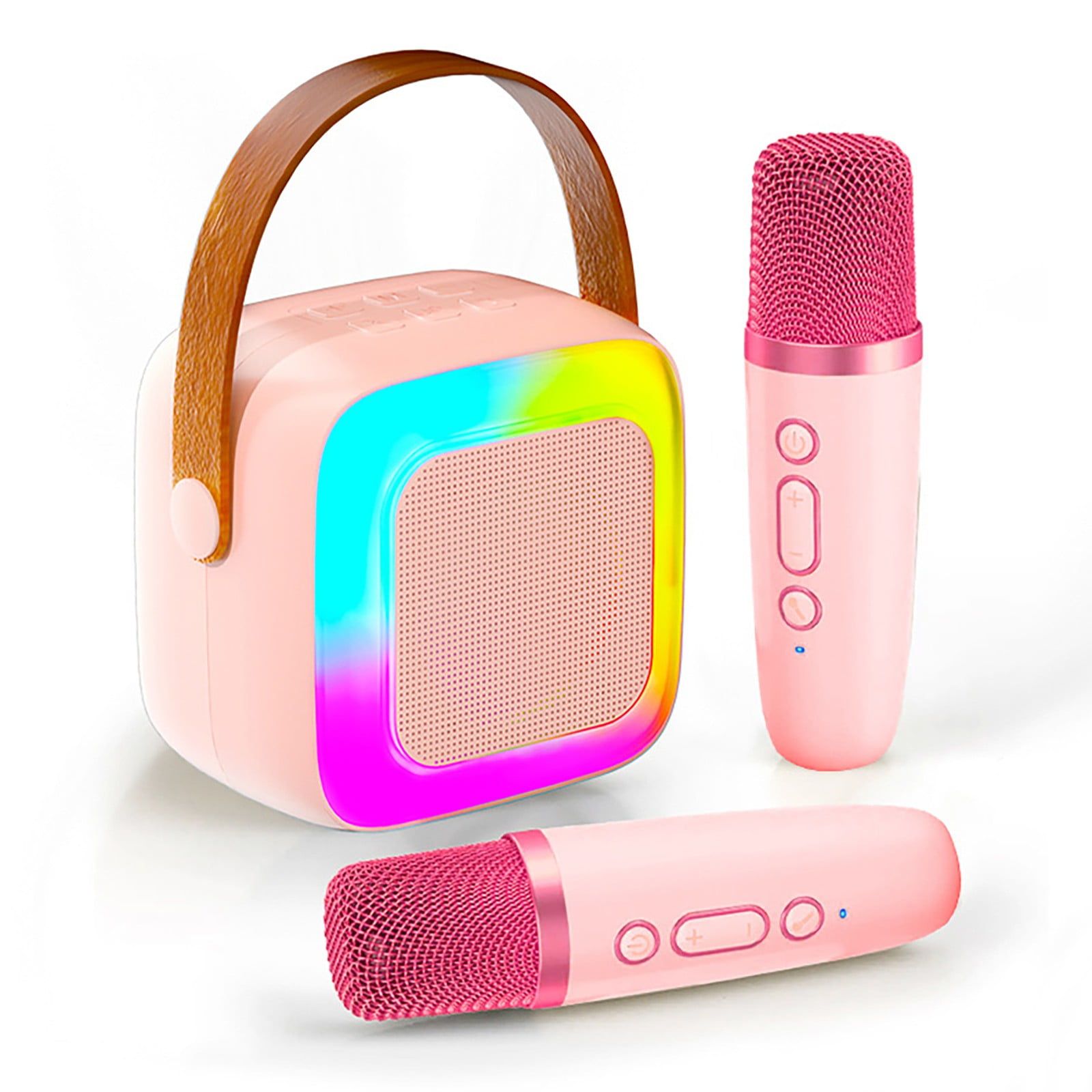 erfcxs Portable Mini Karaoke Machine An Ideal Gift For Children's Birthdays And Holidays Microphone Integrated Sound System Mini Sound System