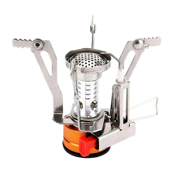 erfcxs Portable Outdoor Camping Stove Compact Hiking Cooker For Backpacking Picnic Emergency Preparedness And Travel Adventures With Efficient Wind Burner