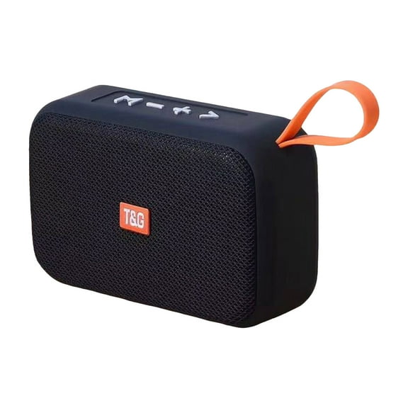 erfcxs Portable Speaker with Fabric Design Featuring USB and MicroSD Card Playback Compact Electronic Audio Device