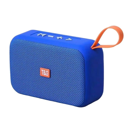 erfcxs Portable Speaker with Fabric Design Featuring USB and MicroSD Card Playback Compact Electronic Audio Device