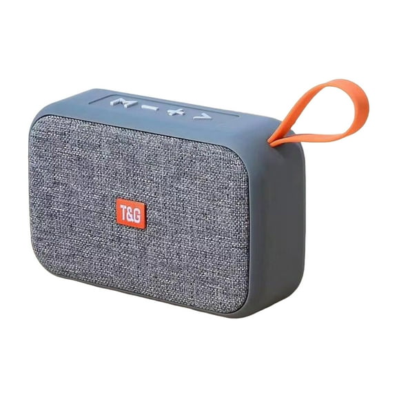 erfcxs Portable Speaker with Fabric Design Featuring USB and MicroSD Card Playback Compact Electronic Audio Device