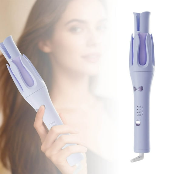 erfcxs Portable USA Standard Hair Curling Tool with 4 Adjustable Heat Settings for Effortless Styling