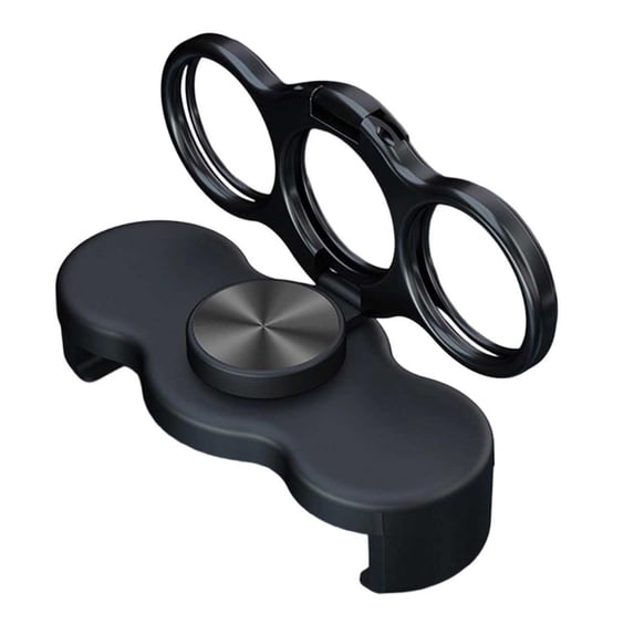 erfcxs Ring Three Finger Back Clip Phone Grip Stand With 360 Rotation And Foldable Kickstand Loop For Mobile Device Support