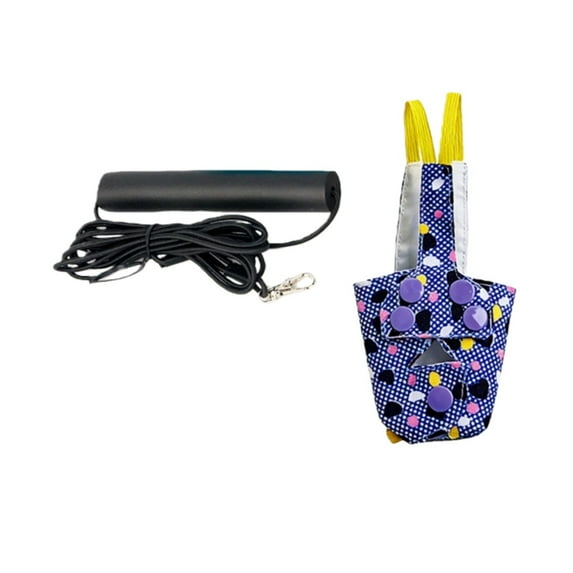 erfcxs Secure And Comfortable Bird Leash Harness For Parrots Conures Outdoor Training Flight Control