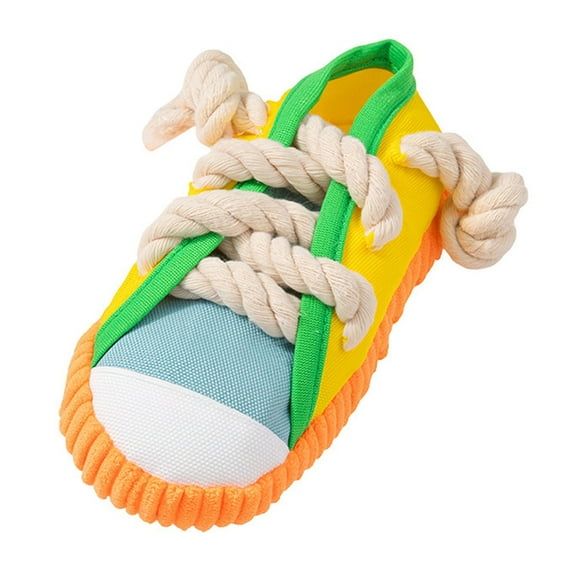 erfcxs Shoe Shaped Chew Suitable For Small Dogs. Durable And A Squeaking Sound Helps To Care For Teeth And Allows Puppies To Enjoy The Pleasure Of Biting.