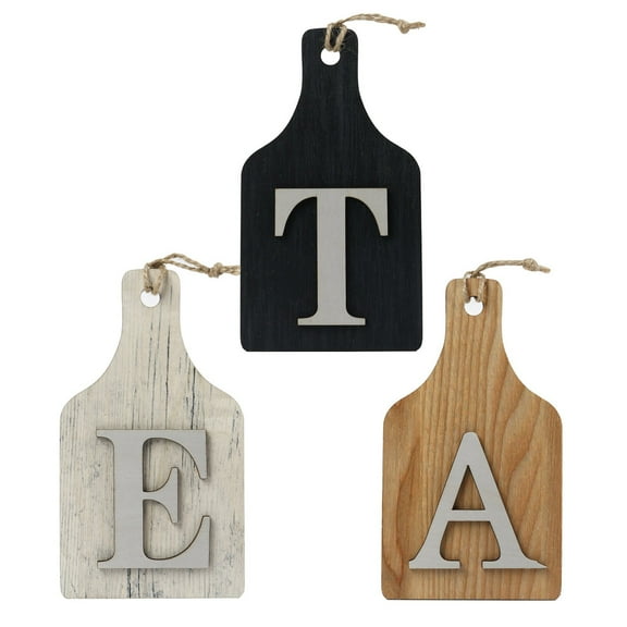 erfcxs Sign Wall Decor Rustic Cutout EAT Letter Sign Wood Decorative Hanging Board For Kitchen/Home EAT Sign Decorative Hanging Wooden Letters Country Wall Art