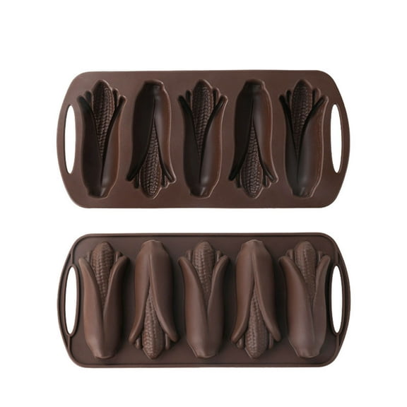erfcxs Silicone Corn Stick Bread Pan Non-Stick Bakeware for Cakes Chocolates and Various Desserts