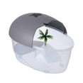thumbnail image 1 of erfcxs Small Aquarium Turtle Tank Reptile Terrarium Basking Island With Ramp, 1 of 4
