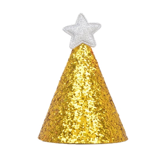 erfcxs Small Dog Birthday Hat Mini Party Hats For Stuffed Animals Adjustable Cat Party Hat Cute Glitter Puppy Star Headbands For Cats Dogs Party Supplies