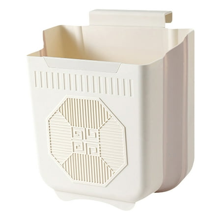 erfcxs Small Kitchen Can Foldable Can Wall Mounted Food Waste Can Suitable For Cabinet Bedroom Camping RV Counter