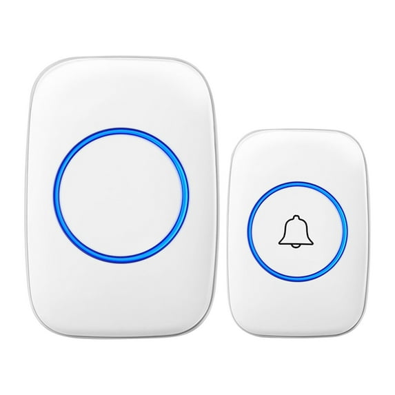 erfcxs Smart Home Wireless Doorbell Battery Operated Digital Chime Kit Easy Installation No Wiring Required Long Range Remote Notification For Home