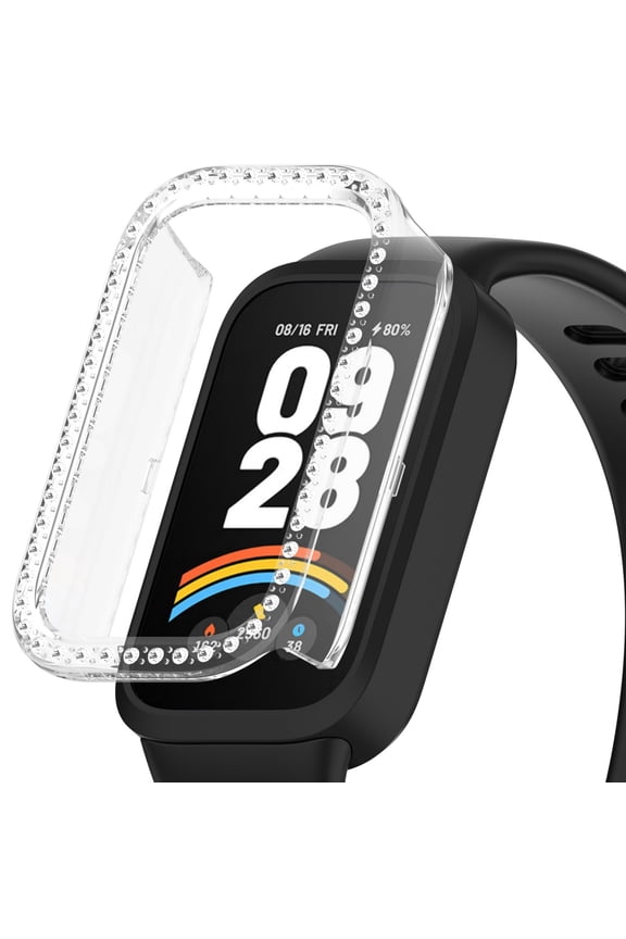 Smart Sports Watch PC Material With Embedded Semi Covered Hollow Design