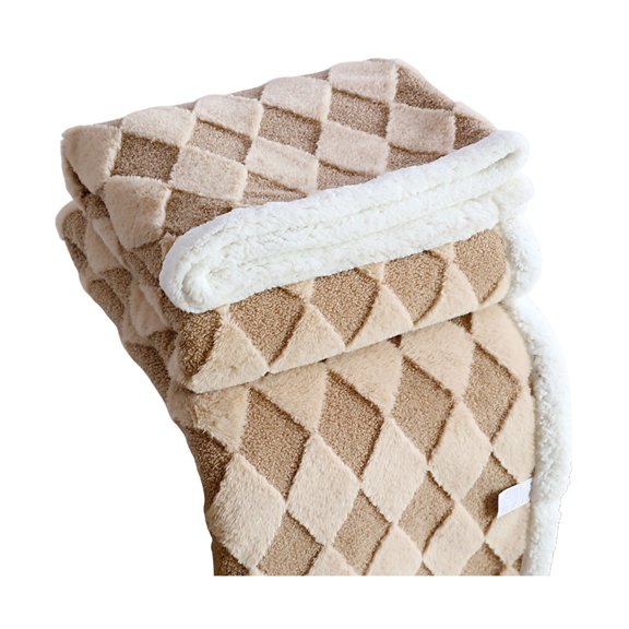 erfcxs Soft Lambswool Throw Blanket For Bed Couch All Season Comfort Warm Cozy Decorative Home Living Room 100x150cm