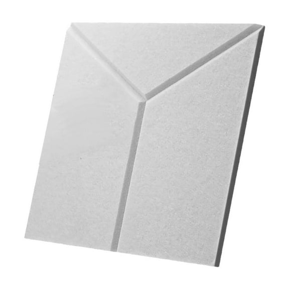 erfcxs Soundproof Wall Panels Self- Acoustic Tiles High Density Noise Reduction Polyester Fiber Home Decoration