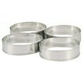 thumbnail image 1 of erfcxs Stainless Steel Cake Ring Molds Round Tower Ring Tart Ring Tart Crust Bread Molds Household Hamburger Molds, 1 of 7