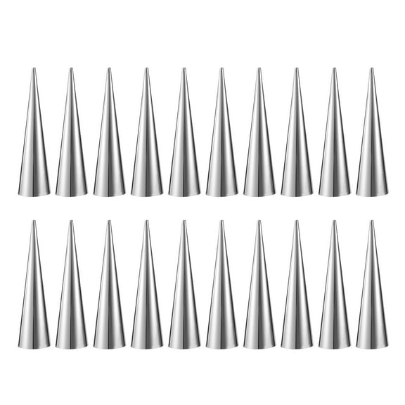 erfcxs Stainless Steel Spiral Croissant Baking and Tubes for Homemade Pastries Bread Cookies Desserts