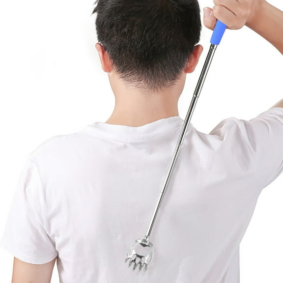 erfcxs Stainless Steel Telescopic Back Scratcher Bear Claw Scratching Hands Extendable