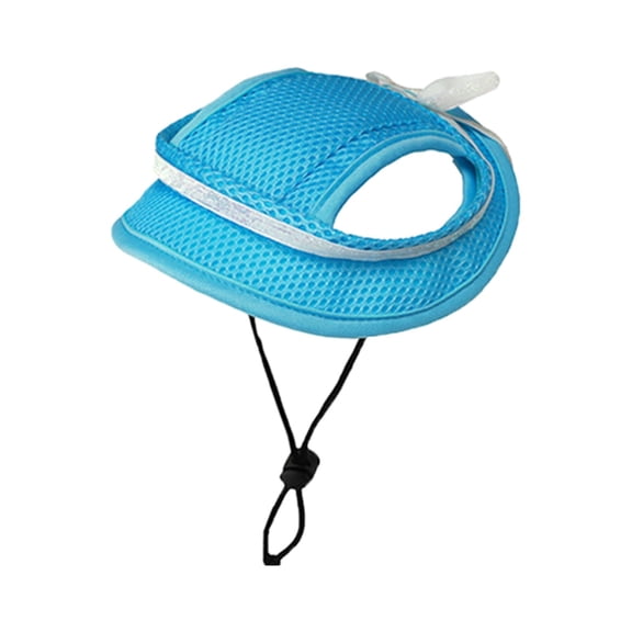 erfcxs Summer Pet Sun Hat with Bow Design Breathable Sunshade Visor for Cats and Dogs