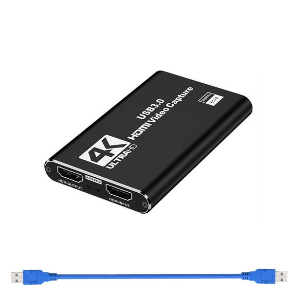 erfcxs USB Game Card for Streaming and Recording in 4K Input with 1080P 60FPS Output Compatible with Multiple Devices